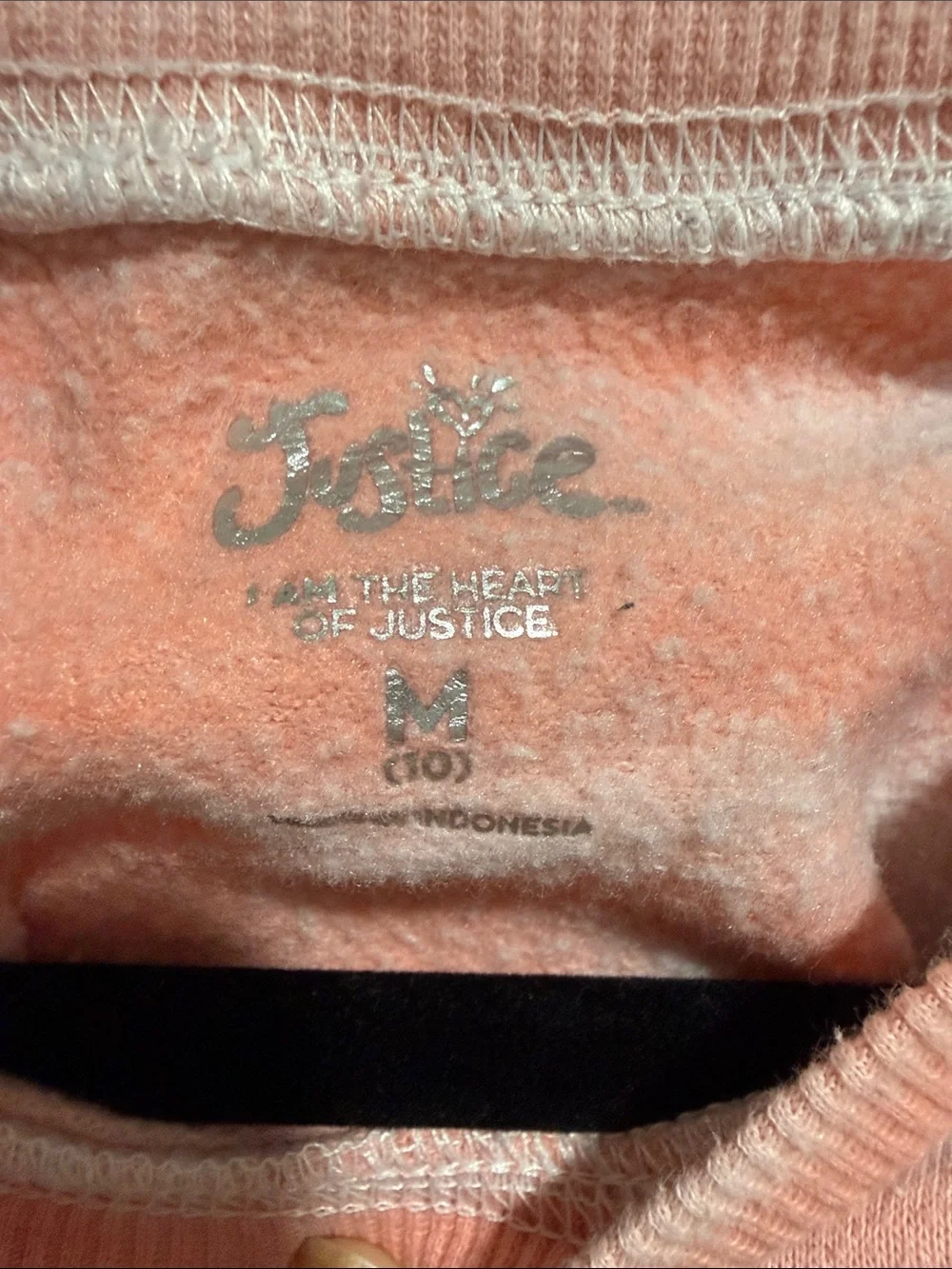 Justice cropped crewneck